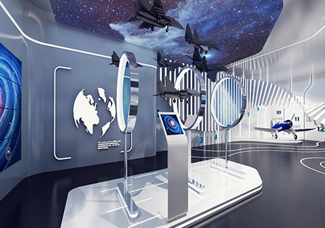 某空軍機(jī)要教育中心展廳