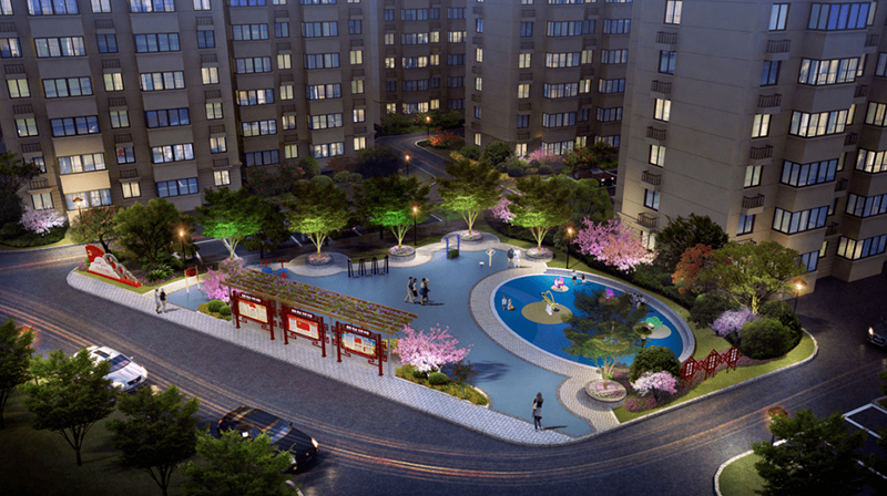 小區(qū)美化亮化改善方案介紹